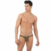 Gregg Homme Brief Torridz Slips Khaki MicroFiber 87403 21 - SexyMenUnderwear.com