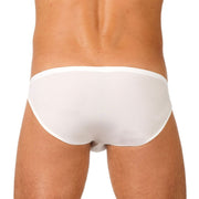 Gregg Homme Brief Wonder Contoured Pouch Gauge Microfiber White Briefs 96103 - SexyMenUnderwear.com