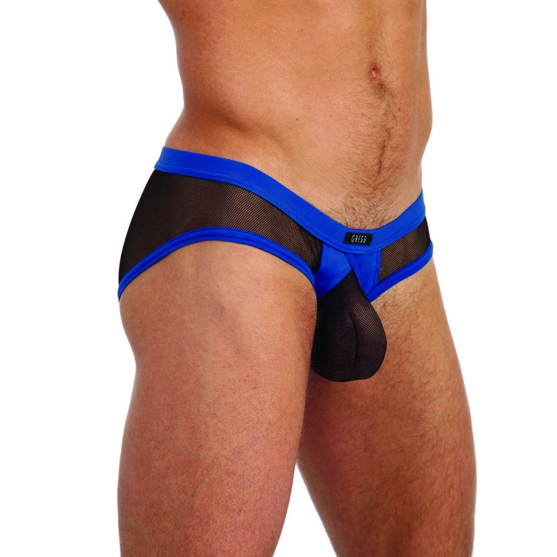 Gregg Homme Brief X-Rated Maximizer Seethrough Mesh Royal 85003 79 - SexyMenUnderwear.com