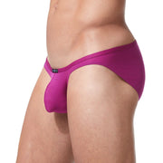 Gregg Homme Brief Xcite Micro Modal Jacquard Briefs Magenta 152403 122 - SexyMenUnderwear.com