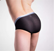 Gregg Homme Briefs Beau Semi-Sheer AirJet Underwear Black 130903 66 - SexyMenUnderwear.com