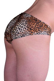 Gregg Homme Briefs Desire Slips Detachable Buckle Leopard 140403 70 - SexyMenUnderwear.com