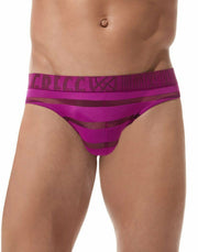 Gregg Homme Briefs Encore Semi See-Through Magenta 160603 115 - SexyMenUnderwear.com