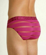 Gregg Homme Briefs Encore Semi See-Through Magenta 160603 115 - SexyMenUnderwear.com