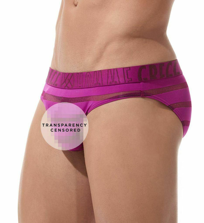 Gregg Homme Briefs Encore Semi See-Through Magenta 160603 115 - SexyMenUnderwear.com