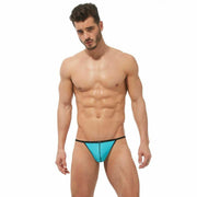 Gregg Homme G-String Torridz Hyperstretch Microfiber Light Aqua 87414 17 - SexyMenUnderwear.com
