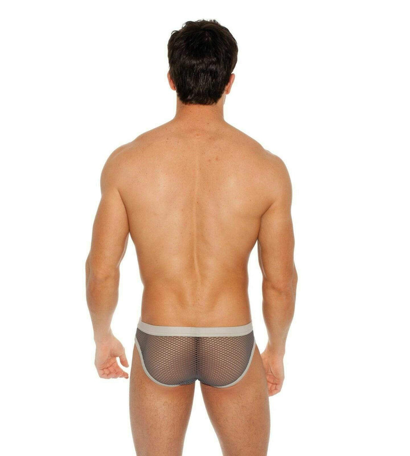 GREGG HOMME Gregg Homme Brief Beyond Doubt Side-Mesh Sexy Slip Pewter 110213 172