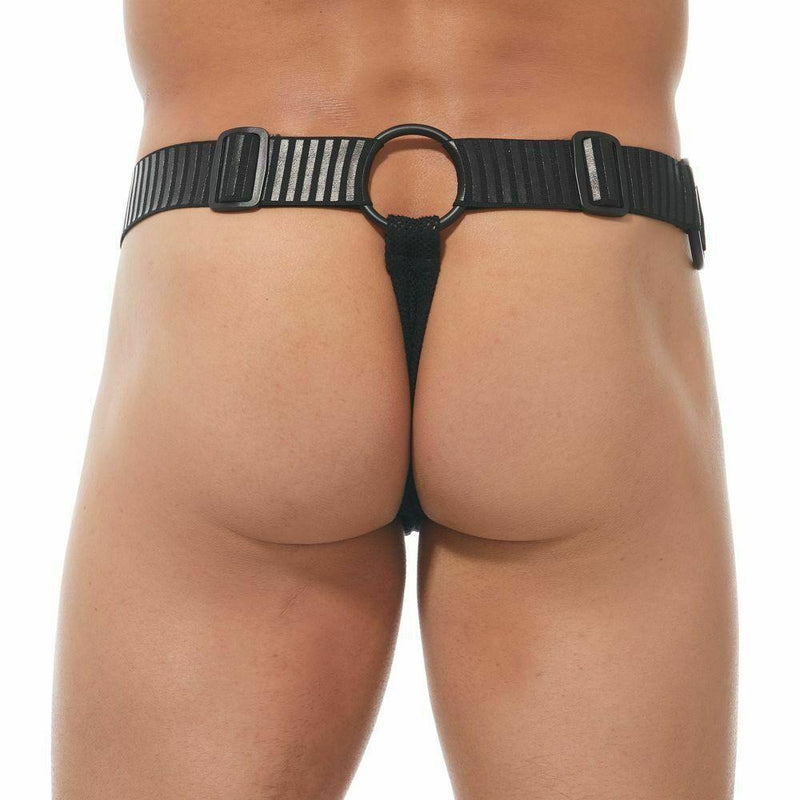 GREGG HOMME GREGG HOMME Thong Strap O-Rings Tangas Detachable Harness Black 170261 195