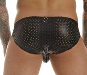 GREGG HOMME Impulse MINI Brief Leather Look C-Ring R142003 8A - SexyMenUnderwear.com