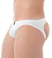 Gregg Homme Jock Drive Italian Mesh Jockstrap White 142634 101 - SexyMenUnderwear.com