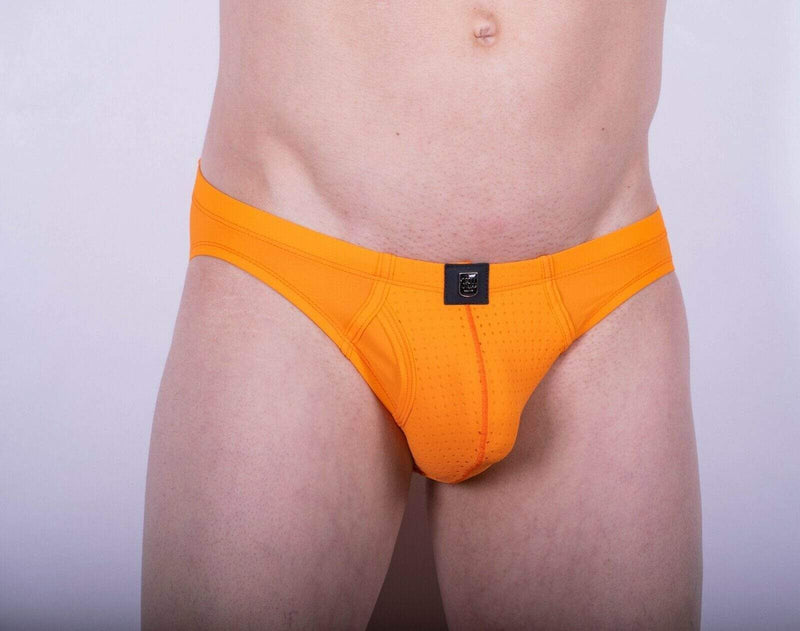 Gregg Homme Jock Drive perforated Mesh Jockstrap Orange 142634 101 - SexyMenUnderwear.com