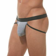 Gregg Homme Jock Feel IT Stetchy Cotton Jockstrap Black 162434 90 - SexyMenUnderwear.com