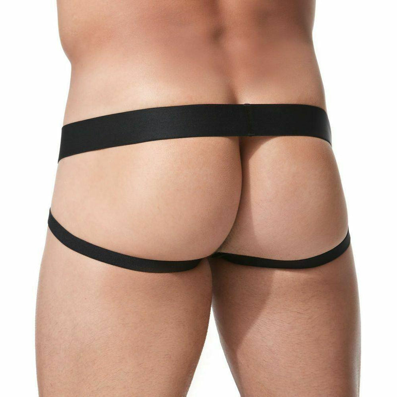 Gregg Homme Jock Room-Max Hyper Stretch Jockstrap Spacious Pouch White 152734 43 - SexyMenUnderwear.com