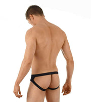 Gregg Homme Jock Tryst Velour Mesh Jockstrap Black 130134 129 - SexyMenUnderwear.com