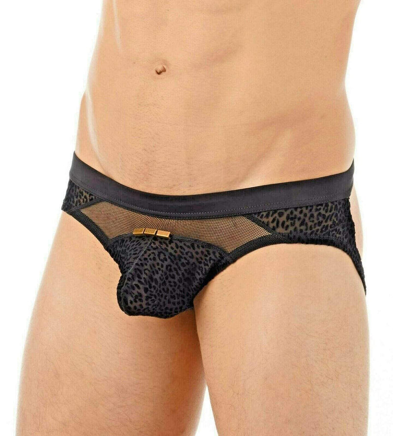 Gregg Homme Jock Tryst Velour Mesh Jockstrap Black 130134 129 - SexyMenUnderwear.com