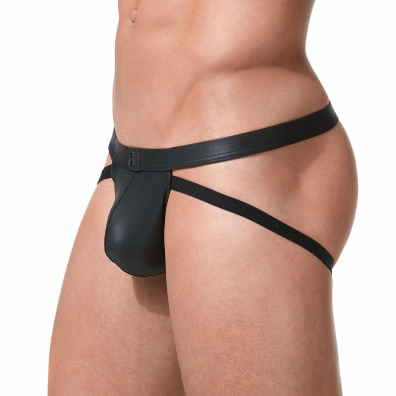 Gregg Homme Jockstrap Fetish CRAVE Faux-Leather Contour Pouch 152634 56 - SexyMenUnderwear.com