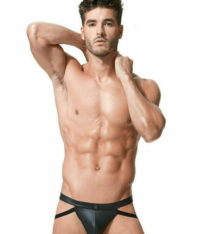 Gregg Homme Jockstrap Fetish CRAVE Faux-Leather Contour Pouch 152634 56 - SexyMenUnderwear.com
