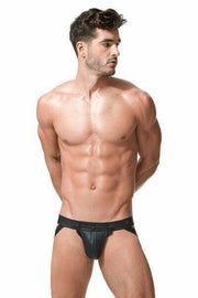 Gregg Homme Jockstrap Fetish CRAVE Faux-Leather Contour Pouch 152634 56 - SexyMenUnderwear.com
