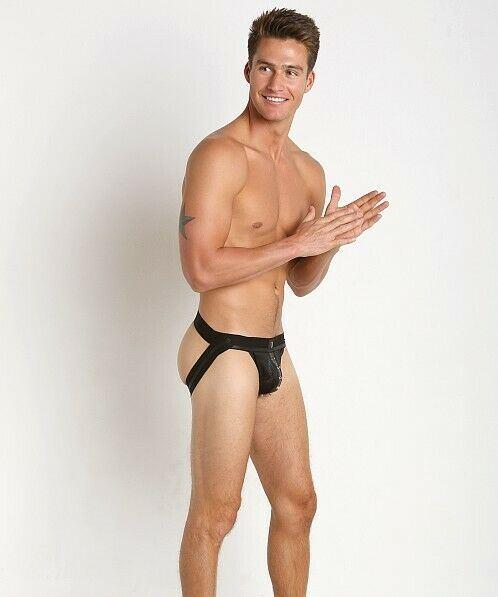 Gregg Homme Jockstrap Fetish Diablo Leather-Look Jock 142934 125 - SexyMenUnderwear.com