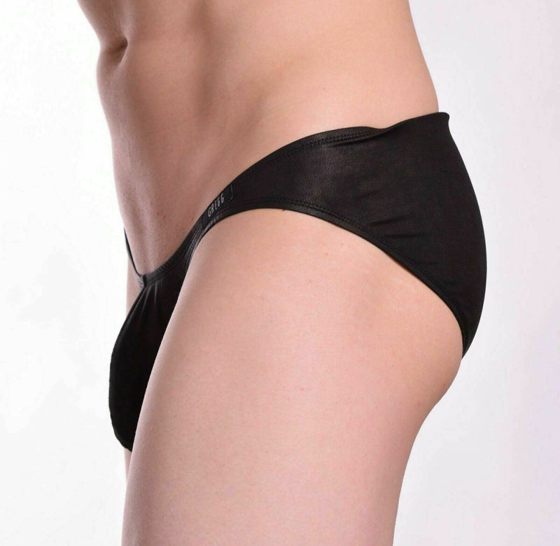 Gregg Homme Mens STEALTH Classic mini brief Leather look 03 32 - SexyMenUnderwear.com
