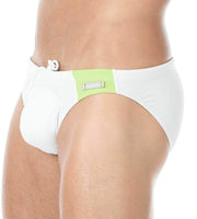 Gregg Homme Pool Party Swimwear Swim-Brief White 123235 135 - SexyMenUnderwear.com