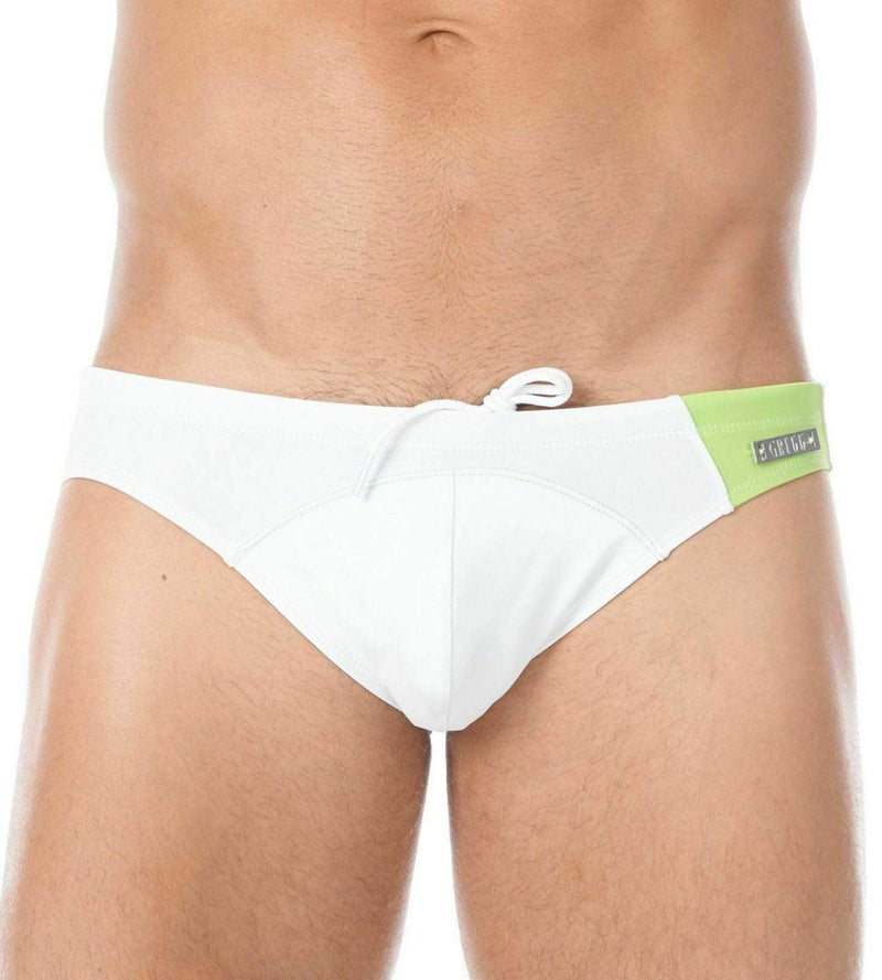 Gregg Homme Pool Party Swimwear Swim-Brief White 123235 135 - SexyMenUnderwear.com