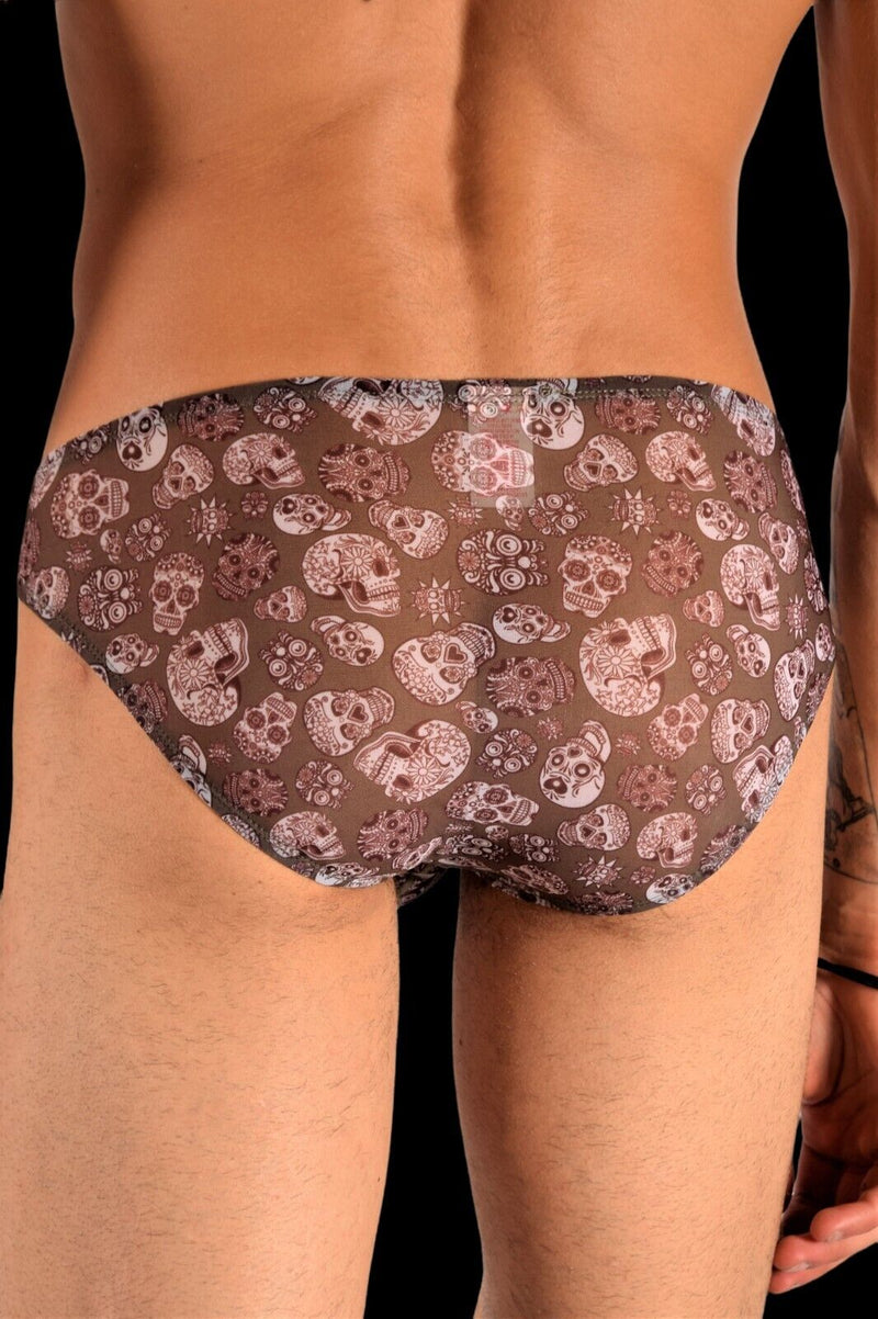 Gregg Homme Skull Mens mini Briefs No C-Ring Uboy 03 23b - SexyMenUnderwear.com