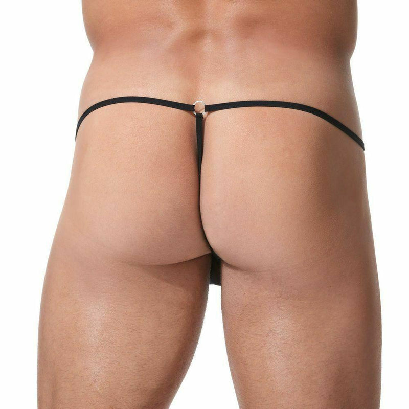 GREGG HOMME String Temptation Mens G-String Mesh Khaki 152114 107 - SexyMenUnderwear.com