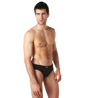 Gregg Homme Swimwear Ocean Swim-Briefs Quick Dry Swimsuit Black 100335 137 - SexyMenUnderwear.com