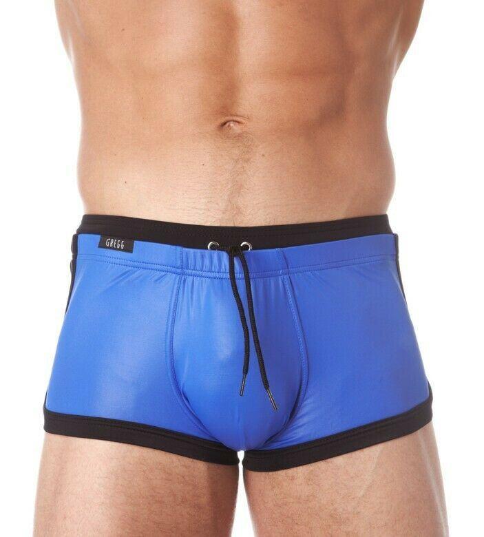Gregg Homme Swimwear Retro Boytoy Swim-Short Royal 100435 140 - SexyMenUnderwear.com