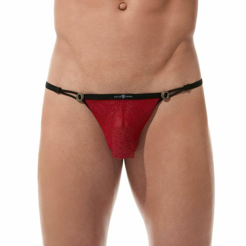 Gregg Homme Thong Conquistador Red 160004 114 - SexyMenUnderwear.com
