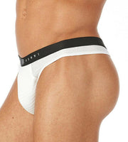 Gregg Homme Thong Gentlemen Modal Tangas White 121604 111 - SexyMenUnderwear.com
