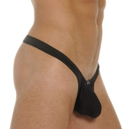 Gregg Homme Thong Gentlemen No-Ring Black Thongs NR147004 5 - SexyMenUnderwear.com