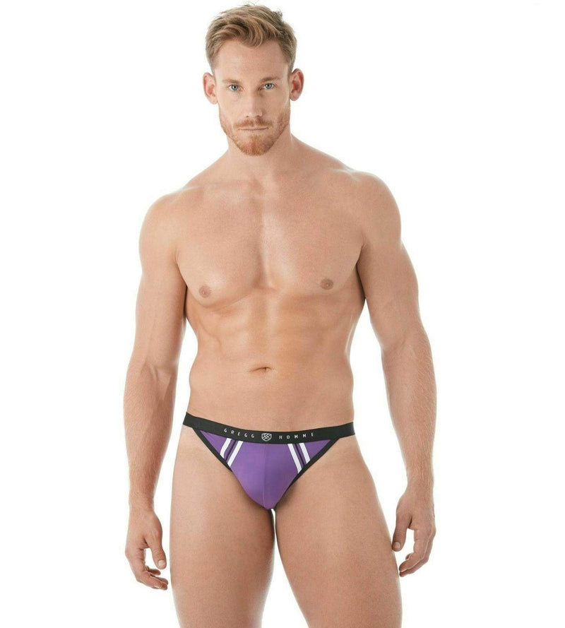 Gregg Homme Thong Push Up 2.0 Padded Underwear Tangas Purple 142504 117 - SexyMenUnderwear.com
