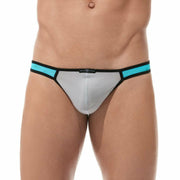 Gregg Homme Thong Super-Ero Tangas Bold Color Blue and Silver 160304 97 - SexyMenUnderwear.com
