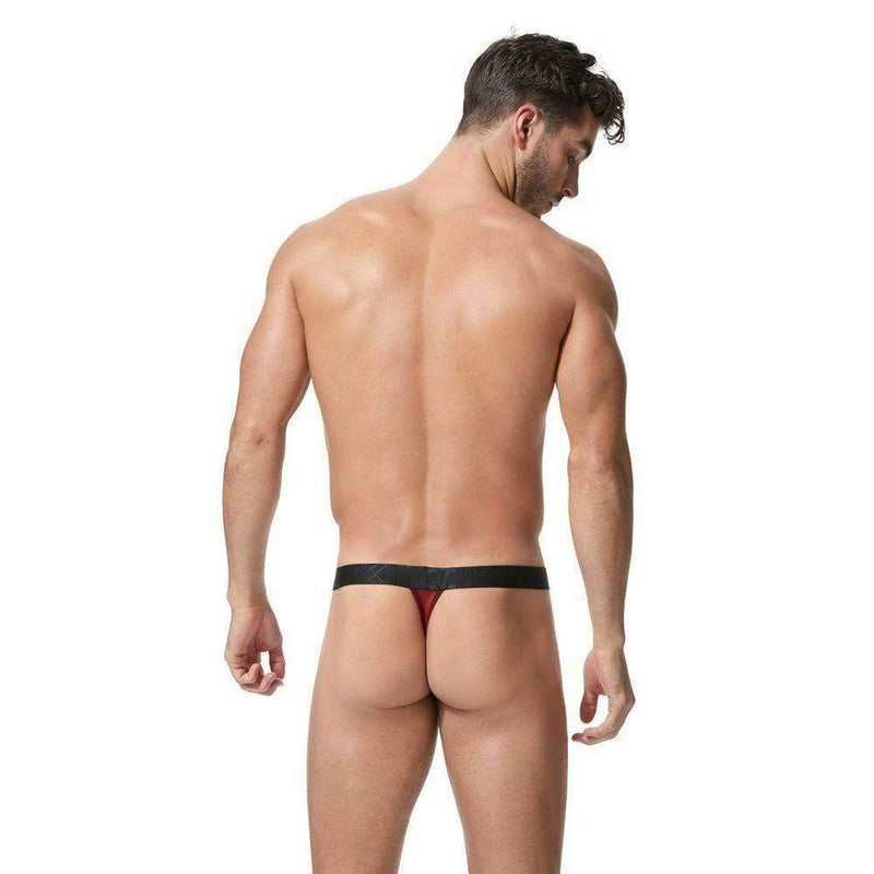GREGG HOMME Thong Temptation Tangas See-Tru Mesh Red 152104 106 - SexyMenUnderwear.com