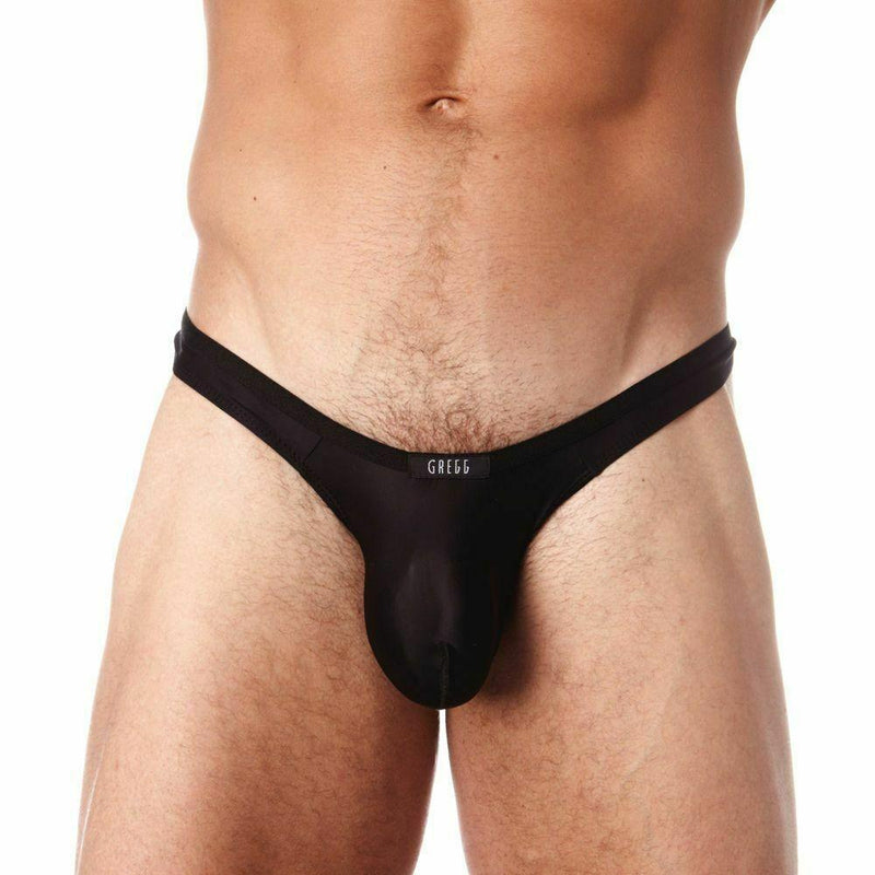 Gregg Homme Thong Voyeur Hyperstretch Tangas Black 100604 42 - SexyMenUnderwear.com