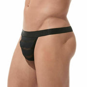 Gregg Homme Thongs Encore Soft And Stretchy Thong Black 160604 115 - SexyMenUnderwear.com