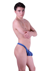 Gregg Homme Thongs Mystery Sheer Blue No-Ring NR145004 18 - SexyMenUnderwear.com
