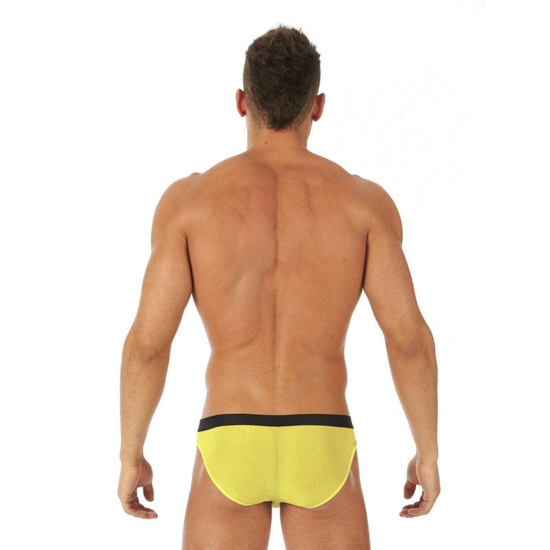 Gregg Homme Torridz Hyperstretch Briefs MicroFiber See-through Yellow 87423 9 - SexyMenUnderwear.com