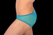 Hidden Sexy Thongs/Slip O-Ring Pouch Microfibre Mesh JADE 960 9 - SexyMenUnderwear.com