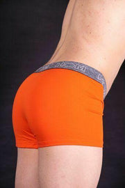HOM Boxer Bussiness Cotton Men Underwear Orange 1 - SexyMenUnderwear.com
