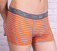 HOM M HOM Boxer Bussiness Cotton Men Underwear Orange Lined 2