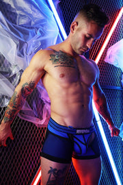 HYBRED Jock CHOCK Lightweight Neoprene Knit Two Side Pockets Blue 16 - SexyMenUnderwear.com