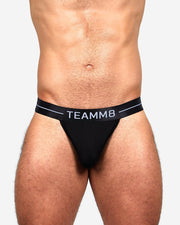 ICON Thong TEAMM8 Underwear With Triangle Top Part Low-Rise Thongs Black 3 - SexyMenUnderwear.com