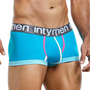 INTYMEN Boxer Trunk Turquoise ING057 MX2 - SexyMenUnderwear.com