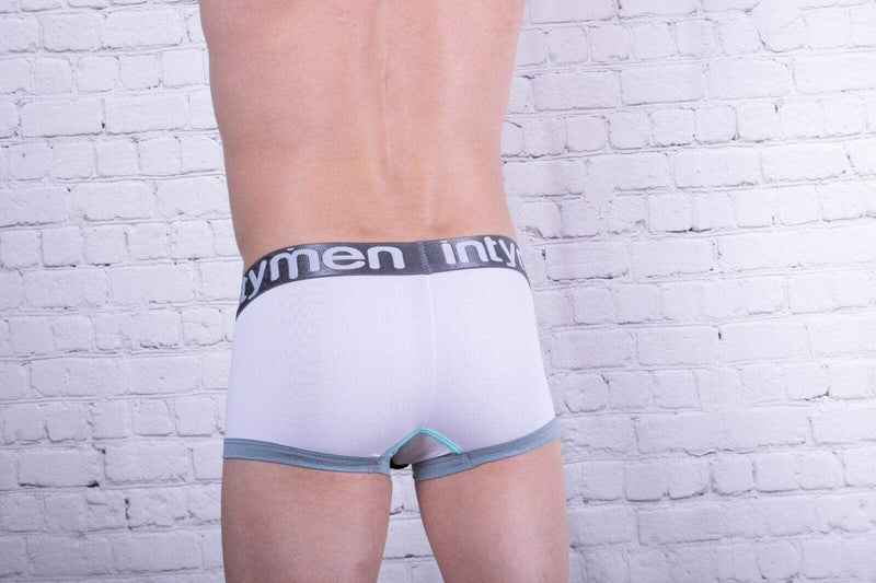 INTYMEN Ropa interior masculina Mens Sexy Boxer Homme White ING057 4 - SexyMenUnderwear.com