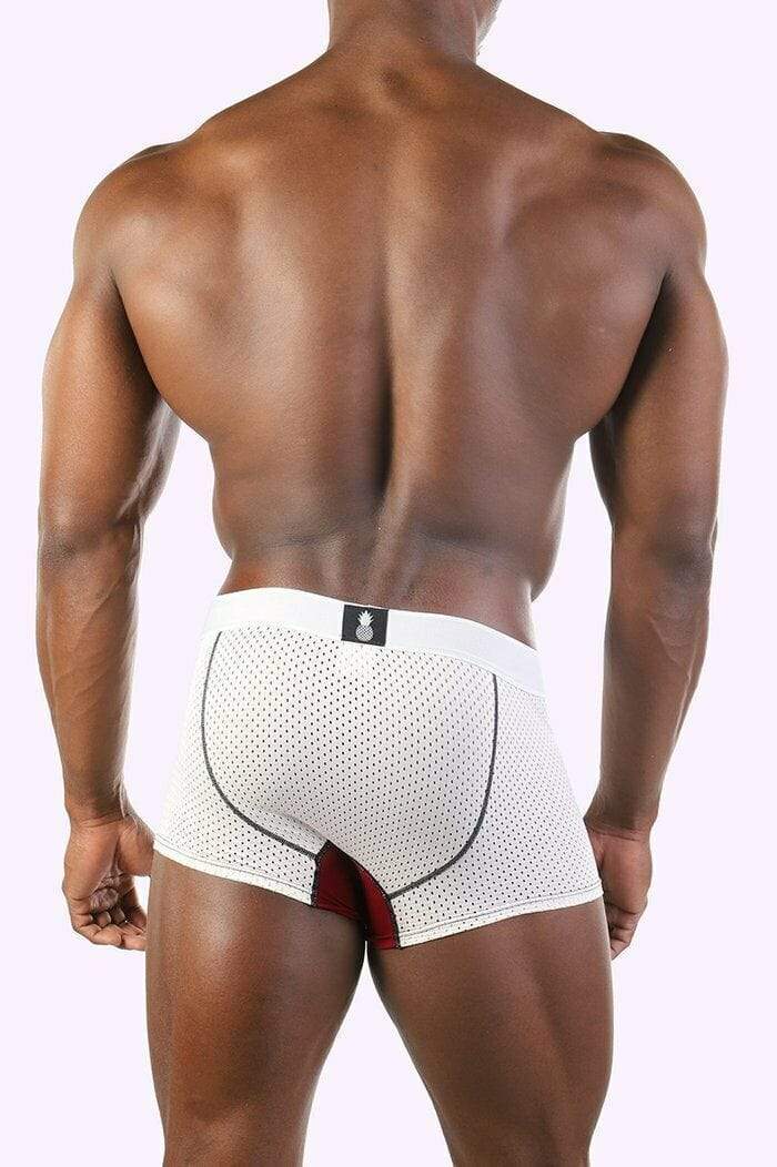 JJ Malibu Boxer Sports Breathable Mystery Maroon 1 - SexyMenUnderwear.com