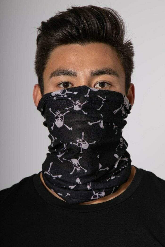 JJ MALIBU Face Mask SKULL Face Cover / Scarf Lightweight Canada Made 2 - SexyMenUnderwear.com