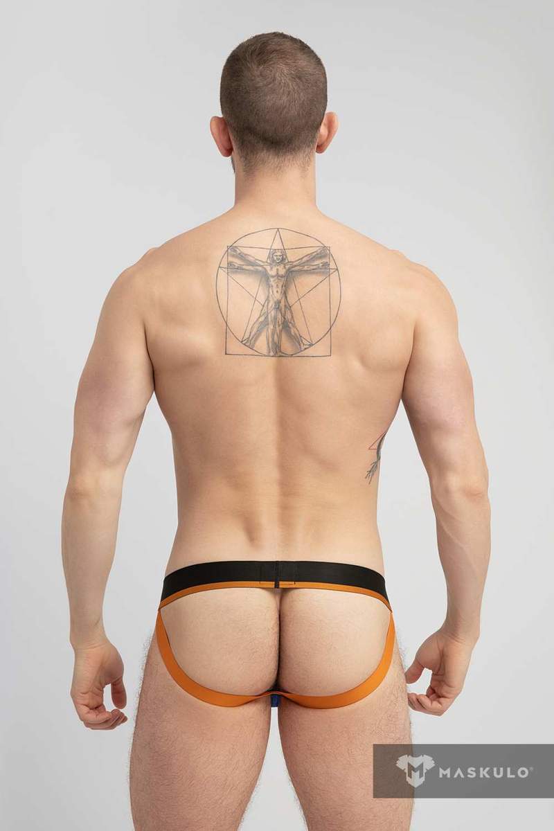 Jock MASKULO Microfiber Jockstraps with Silky Band Royal Blue JS162-62 26 - SexyMenUnderwear.com